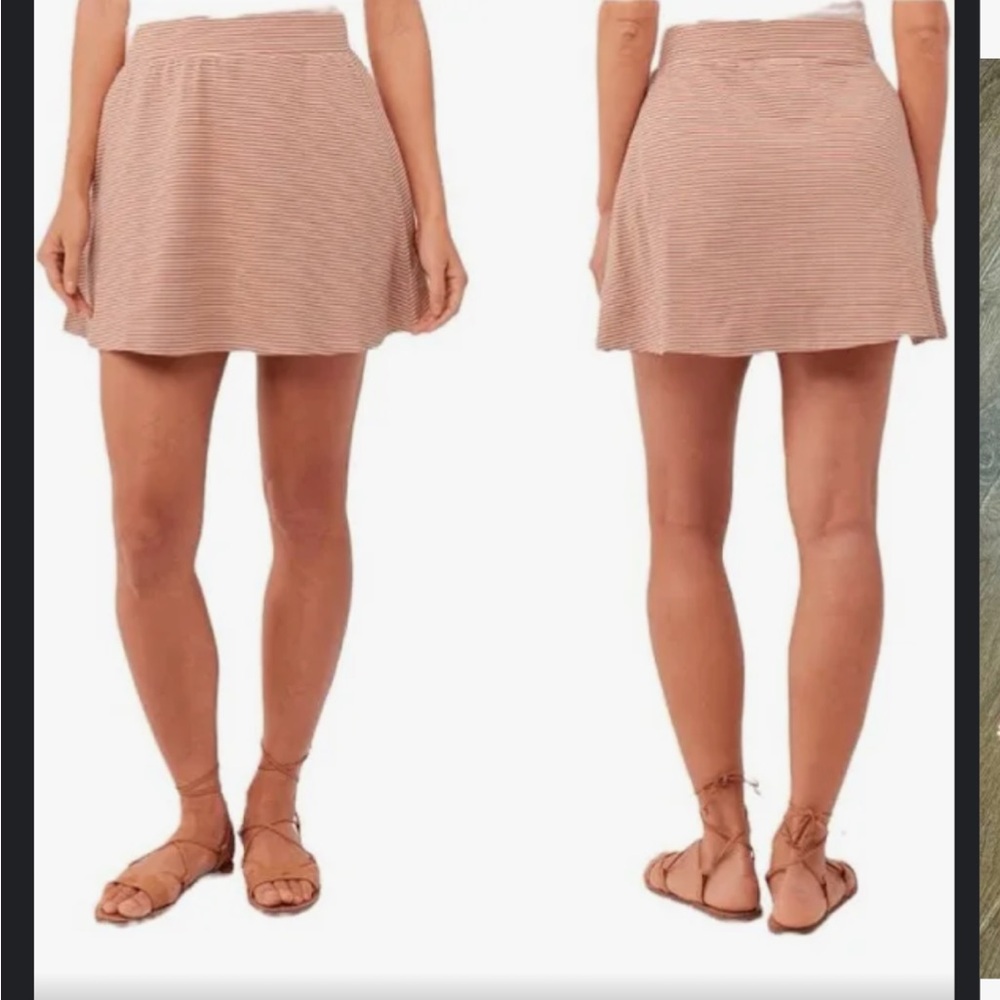 Pact Women's Mini Skirt in Brown